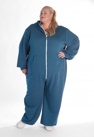 Sofa Killer mėlynas plius dydžio kombinezonas Blue Stone