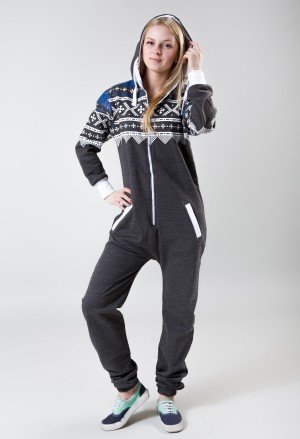 Moteriškas Kombinezonas "Skandinavija" Tamsiai pilka