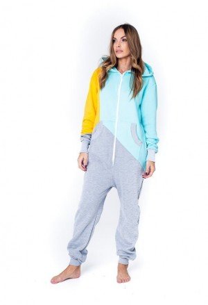 Sofa Killer trispalvis moteriškas kombinezonas MINT