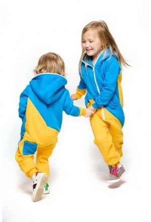 Sofa Killer trispalvis vaikiškas kombinezonas slava UKRAINI