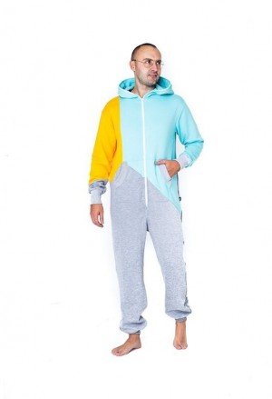 Sofa Killer trispalvis vyriškas kombinezonas MINT